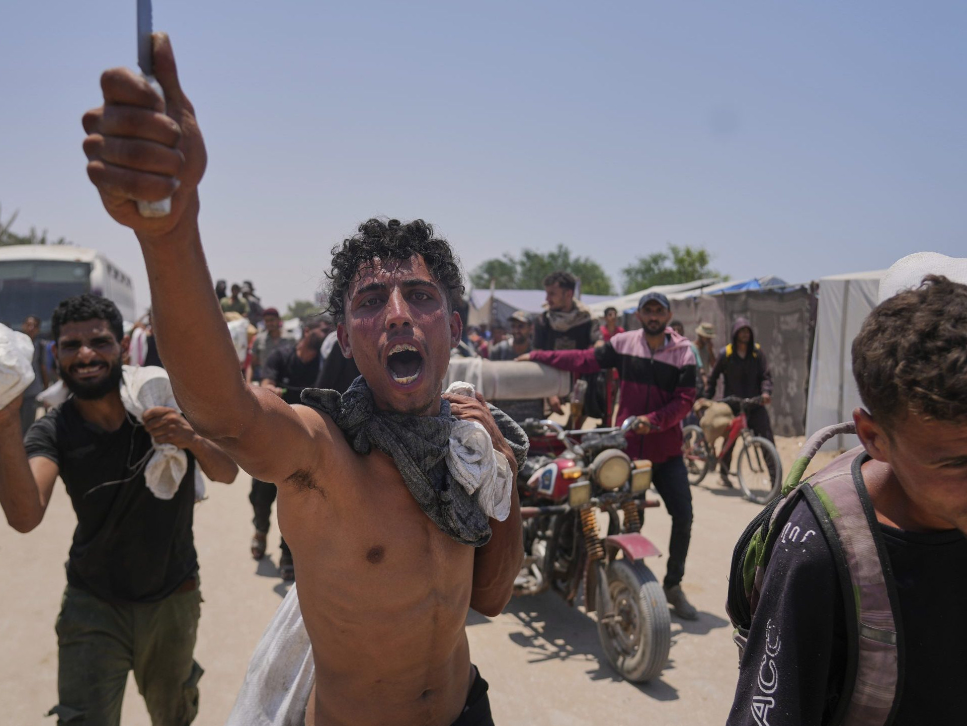 ľudia v Pásme Gazy