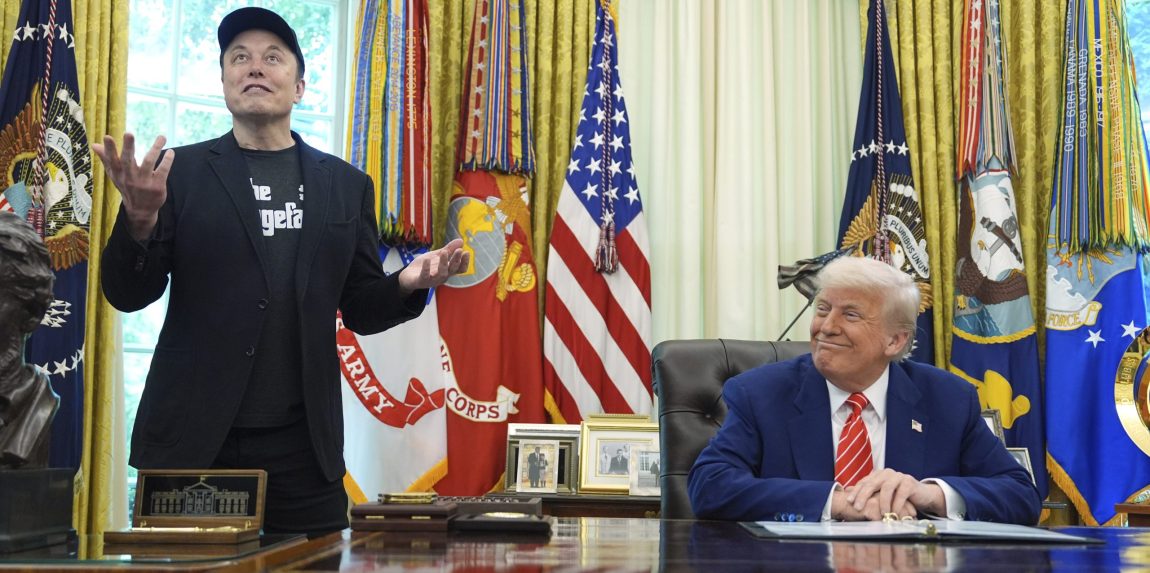 Elon Musk a Donald Trump