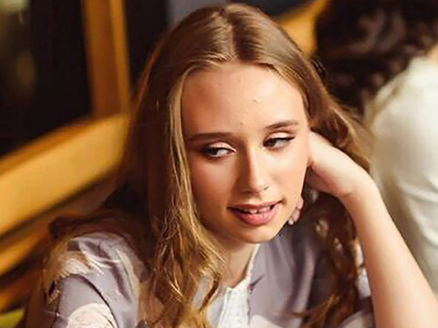 Údajná nemanželská dcéra ruského prezidenta Vladimira Putina Elizaveta Krivonogichová.