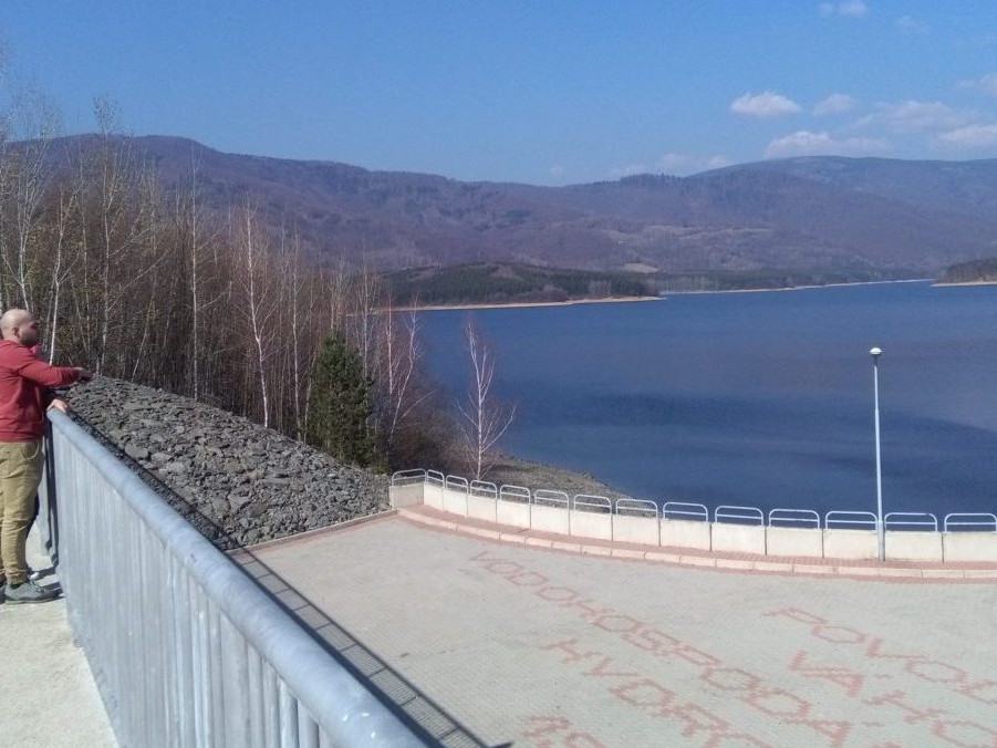 Vodná nádrž Málinec.