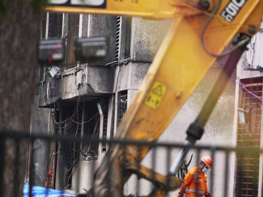 Zásahová jednotka pri katastrofách na mieste havárie lietadla spoločnosti Air India.