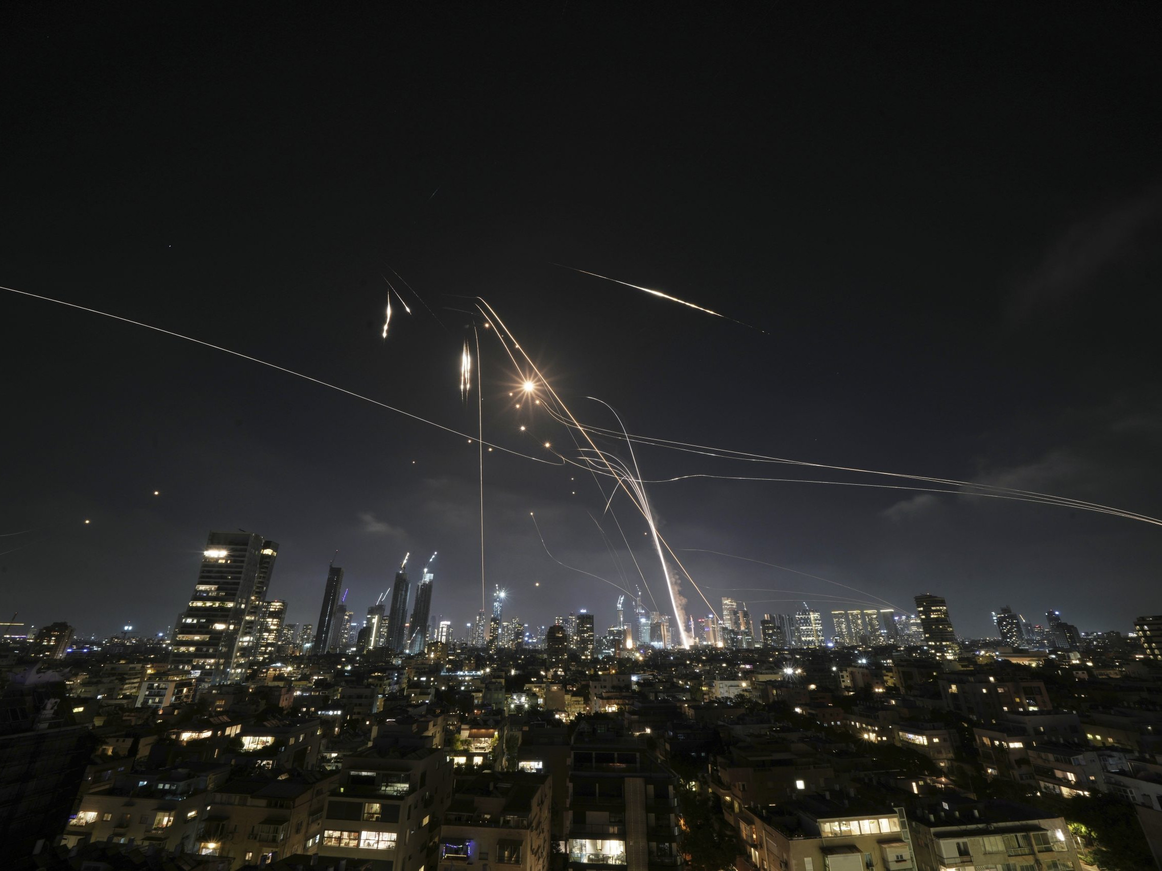 Izraelský protivzdušný obranný systém.