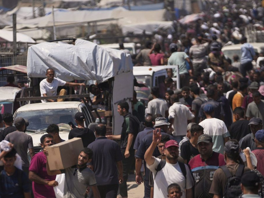 Palestínčania v Gaze