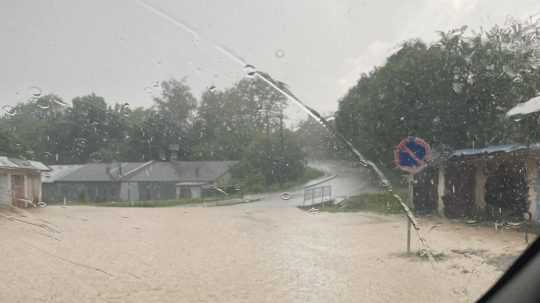 zatopené cesty