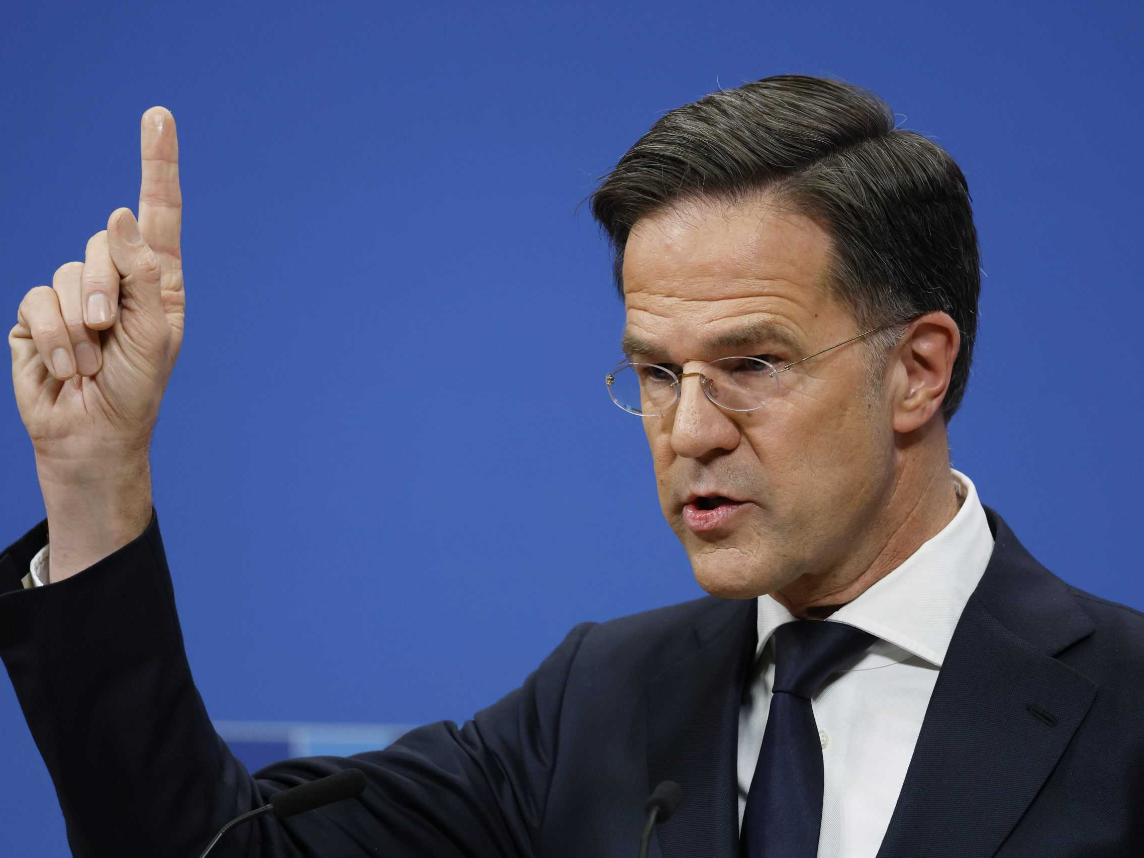 Mark Rutte v Bruseli