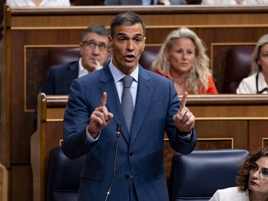 Na snímke Pedro Sánchez.