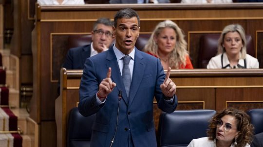 Na snímke Pedro Sánchez.