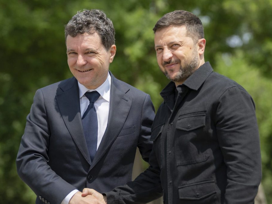 Nicušor Dan a Volodymyr Zelenskyj