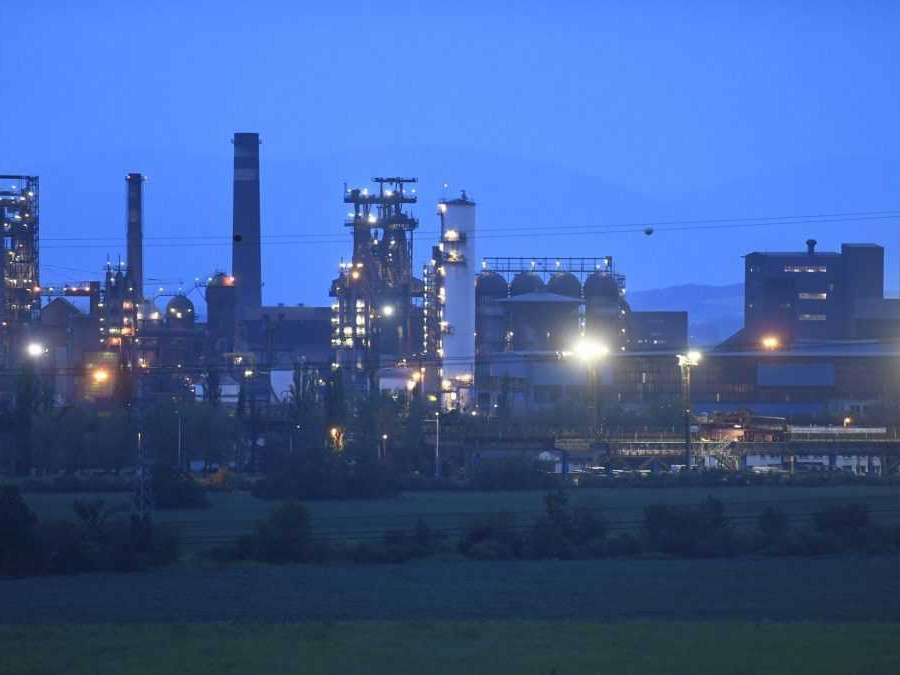 Na snímke košické oceliarne US Steel.