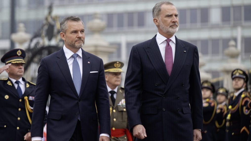 Prezident Pellegrini privítal španielskeho kráľa Filipa VI. Monarchu čaká prehliadka pôsobenia bojovej skupiny NATO