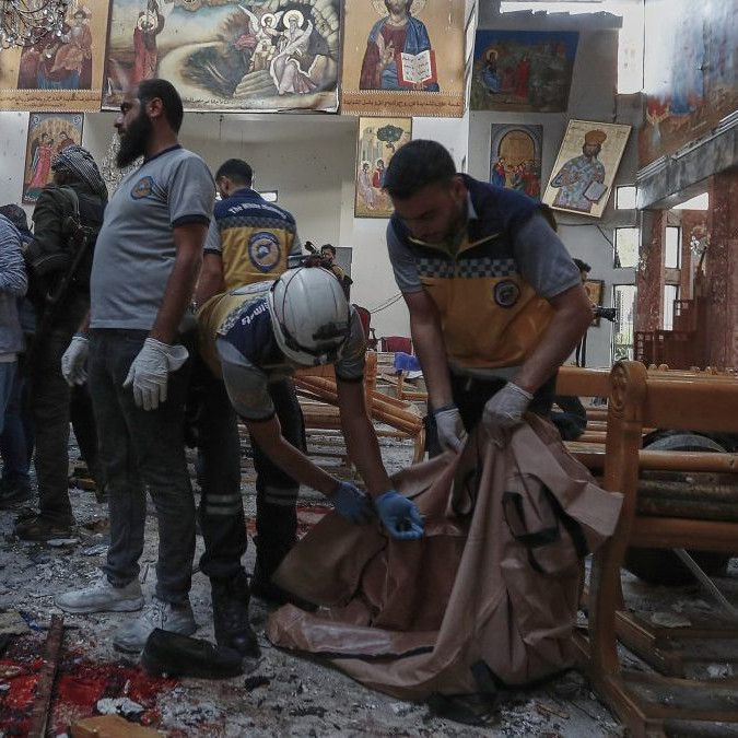 Pri samovražednom útoku na kostol v sýrskom Damasku zomrelo viac než 20 ľudí