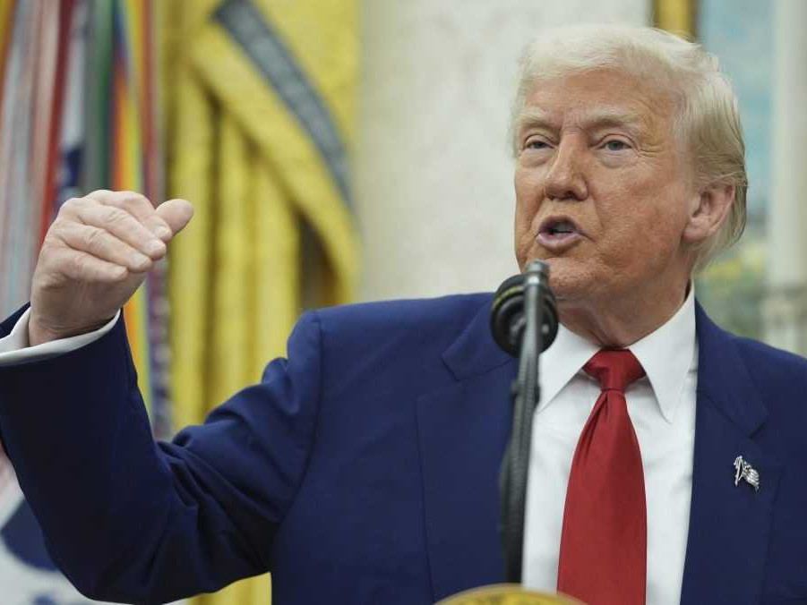 Na snímke Donald Trump.