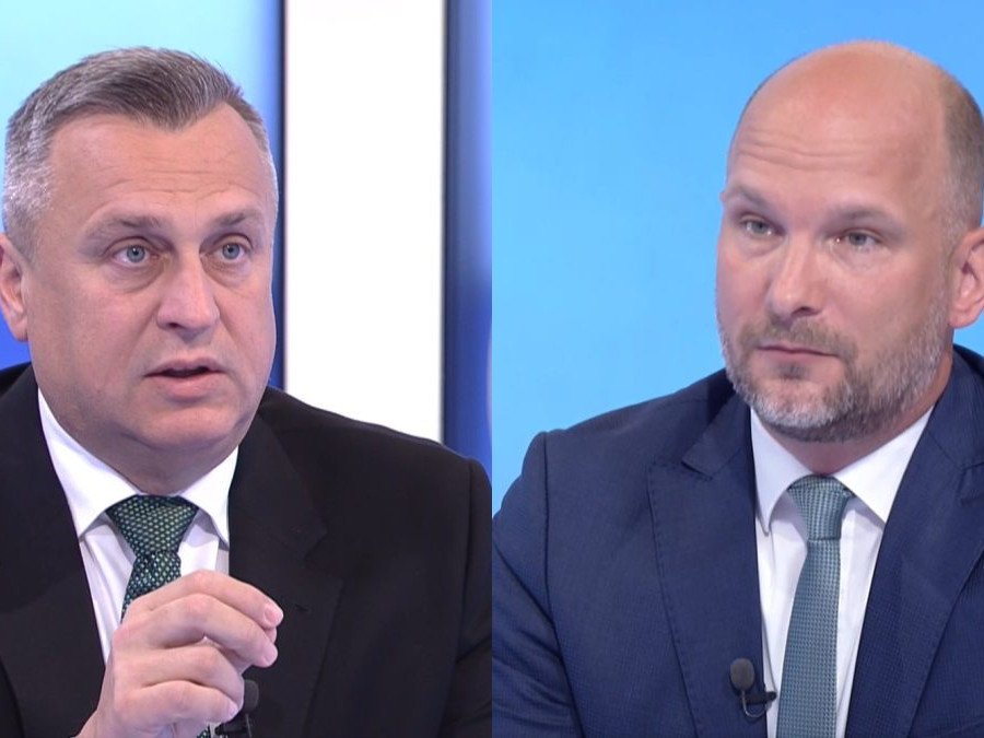 Andrej Danko a Gábor Grendel v O 5 minút 12.