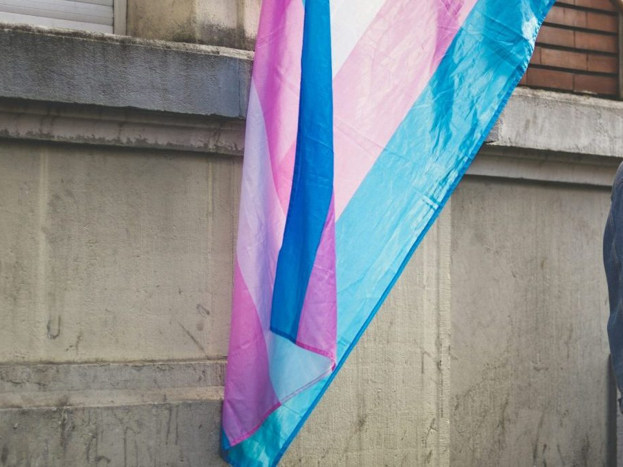 Ilustračná snímka transgender vlajky.