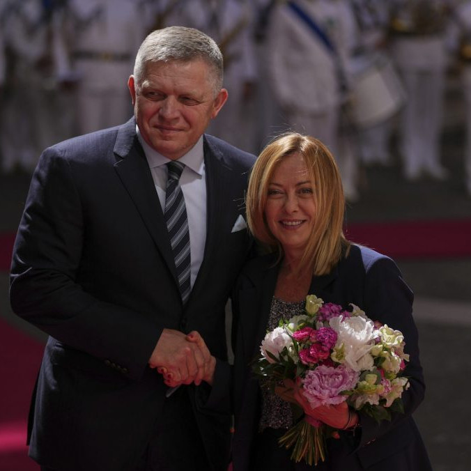 R. Fico sa v Taliansku stretol s G. Meloniovou. Krajiny by mali spolupracovať v oblasti zbrojárskej výroby