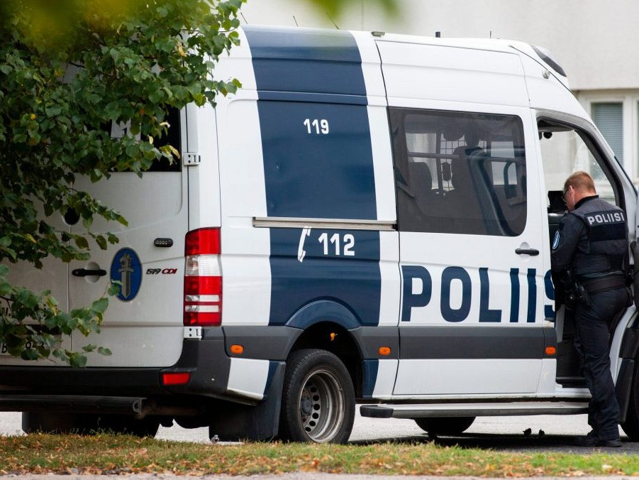 auto fínskej polície