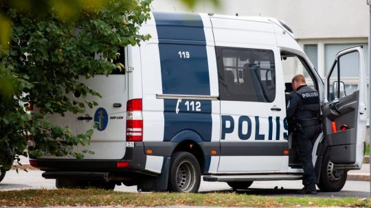 auto fínskej polície