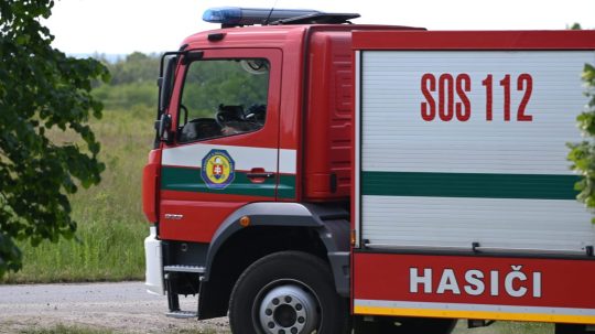 Na ilustračnej snímke hasičské auto.
