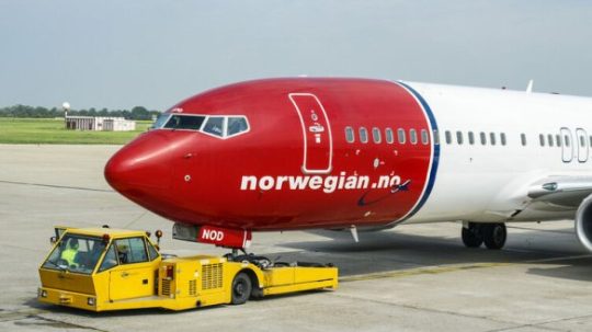 Lietadlo spoločnosti Norwegian.