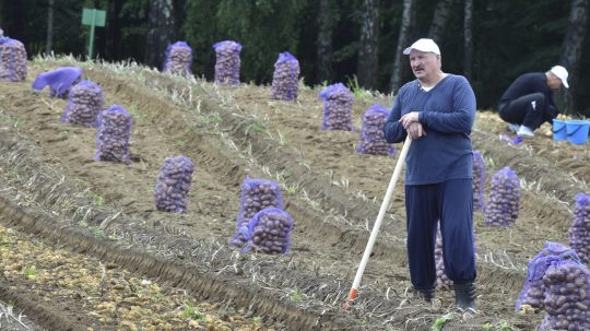 Bieloruský autoritársky vodca Alexandr Lukašenko.