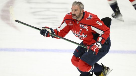 Ruský hokejista a hráč Washingtonu Capitals Alexander Ovečkin.