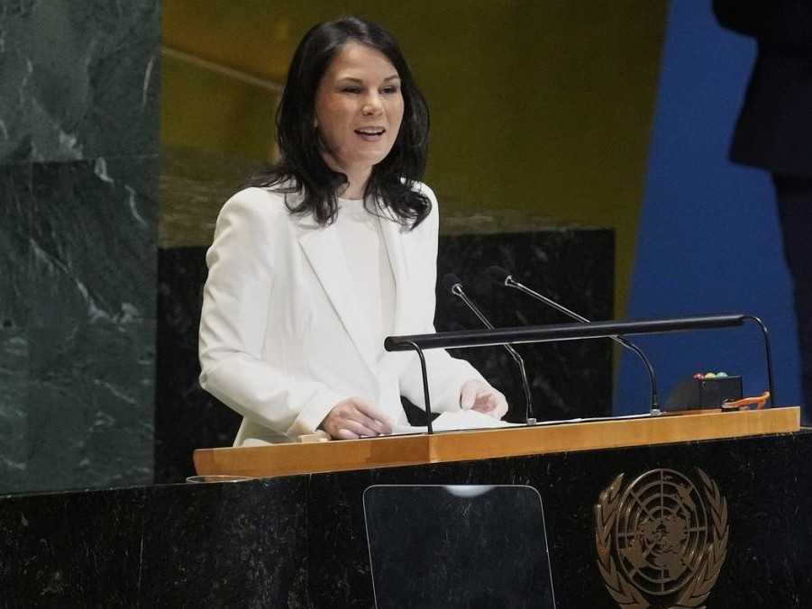 Na snímke Annalena Baerbocková.