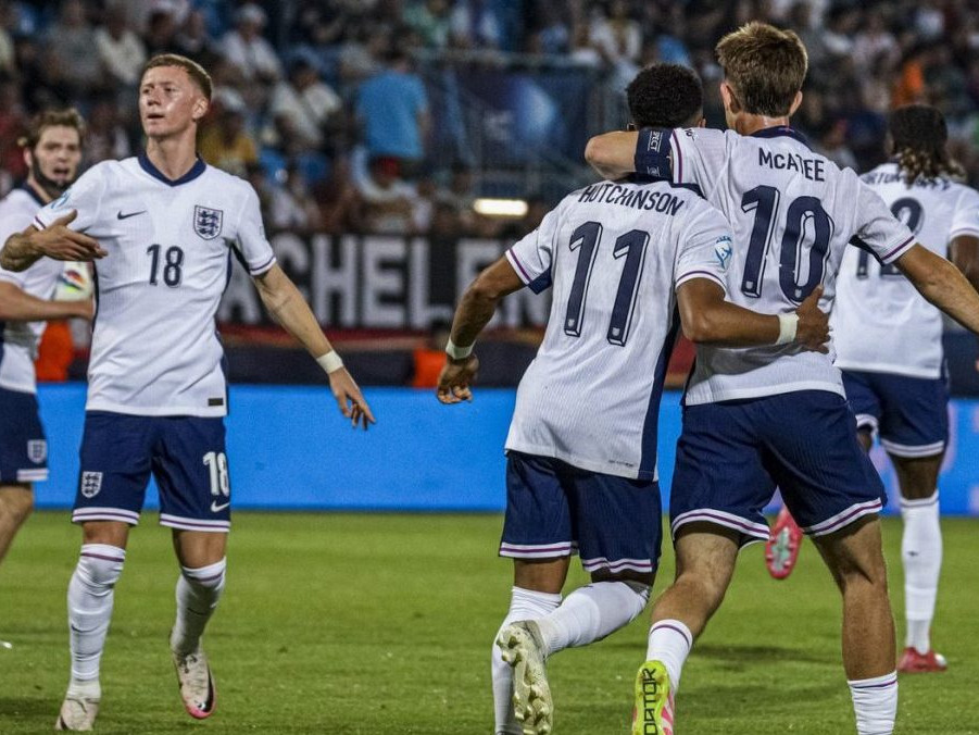 Hráči Anglicka na ME U21 na Slovensku.