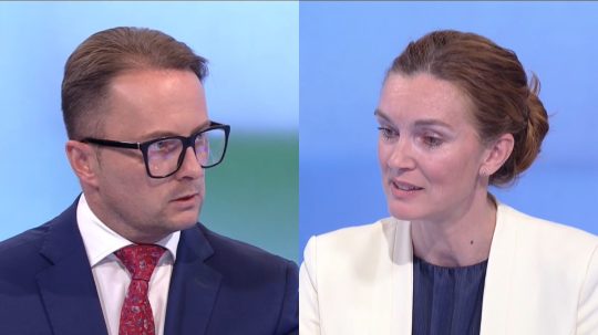 Politológovia Miroslav Řádek a Aneta Világi.
