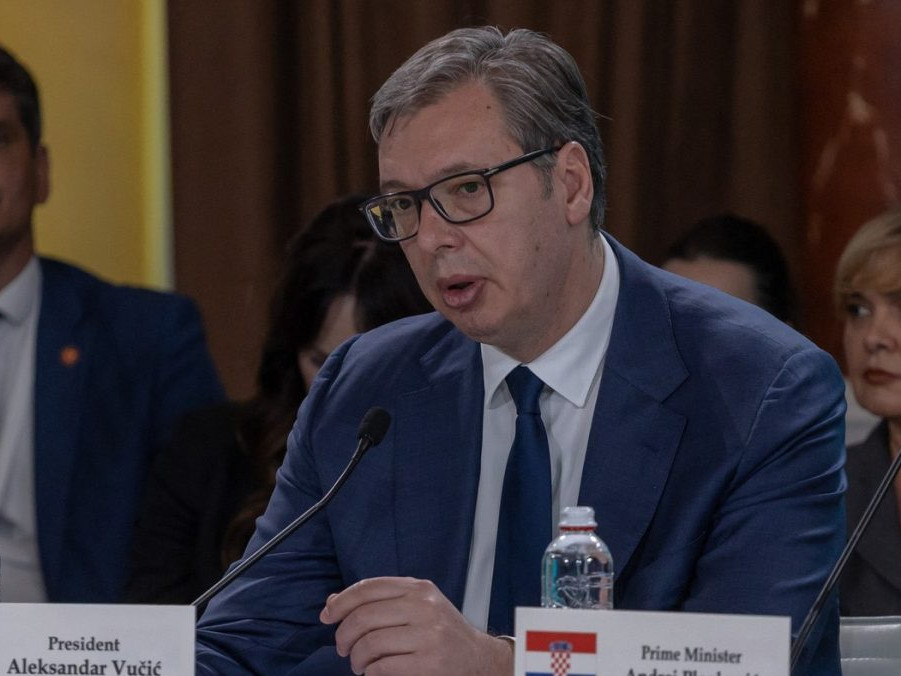 Srbský prezident Aleksandar Vučič.