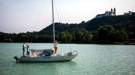 Na snímke Balaton.