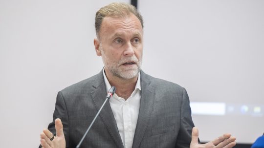 Generálny riaditeľ Univerzitnej nemocnice - Nemocnica Sv. Michala v Bratislave Ladislav Kužela.