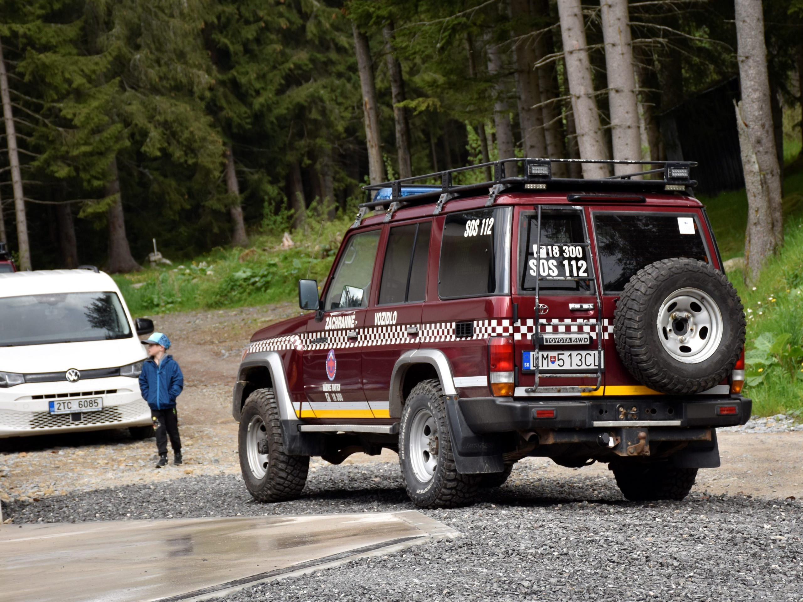Na snímke vozidlo Horskej záchrannej služby.