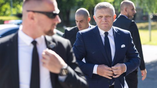 Na snímke predseda vlády R. Fico.
