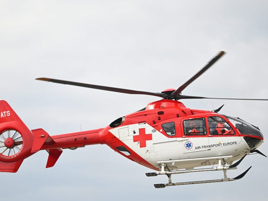 vrtuľník záchrannej služby