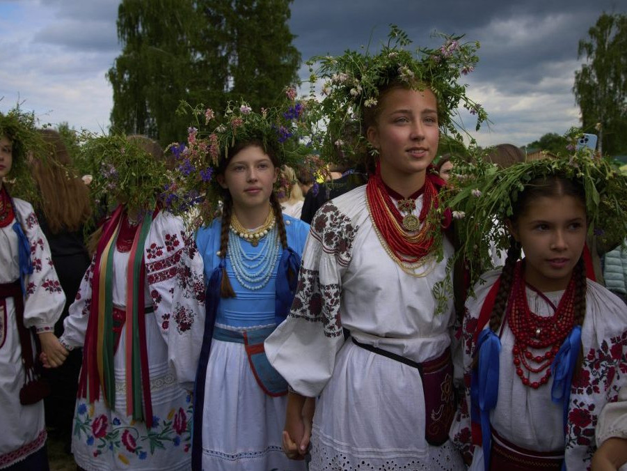 Ilustračná snímka ukrajinských detí.