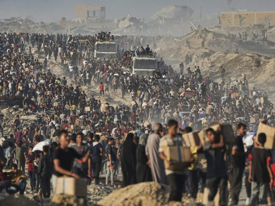 ľudia v Pásme Gazy