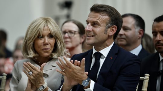 Brigitte a Emmanuel Macron