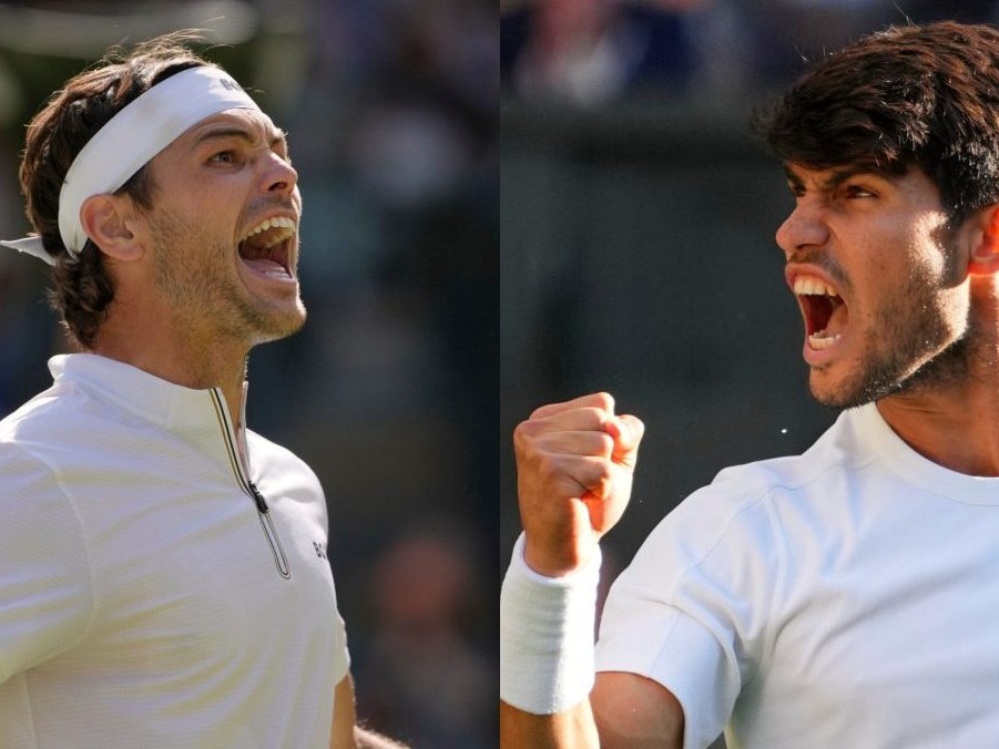 Domáci Norrie obhajcovi titulu Alcarazovi veľké problémy nenarobil. Fritz postúpil do semifinále Wimbledonu premiérovo
