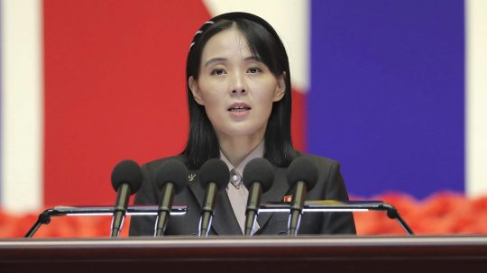 Na snímke Kim Jo-čong.