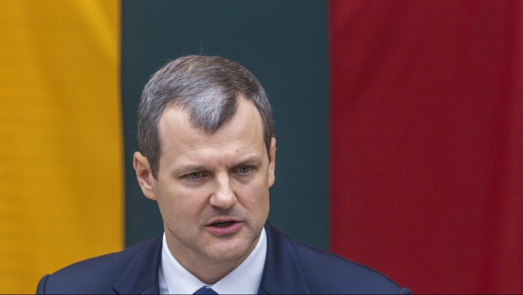 Litovský premiér Gintautas Paluckas.