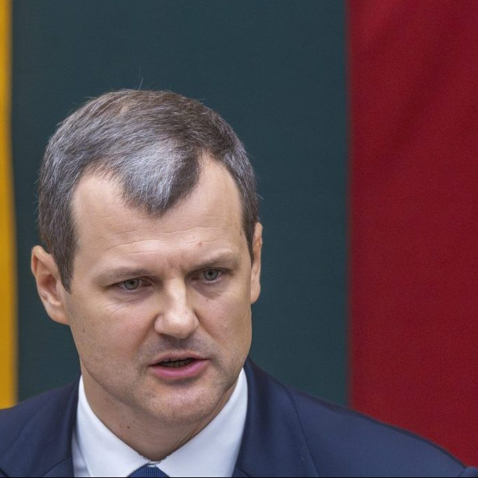 Litovský premiér Gintautas Paluckas.