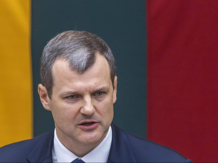 Litovský premiér Gintautas Paluckas.