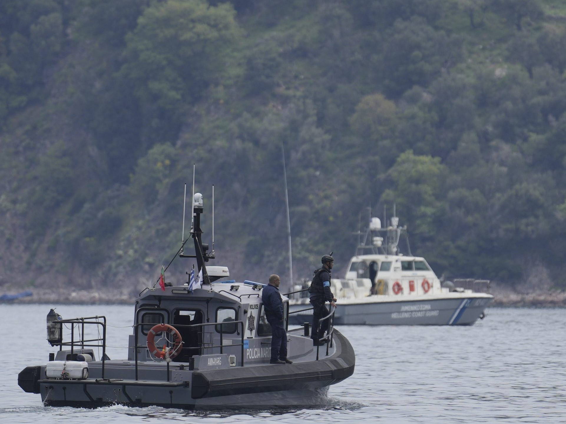 loď v Egejskom mori