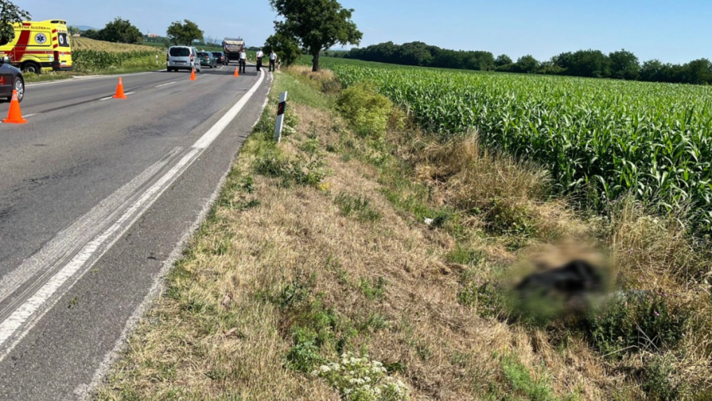 Vedľa cesty pri Komjaticiach našli telo muža (†41): Neďaleko neho bola poškodená motorka