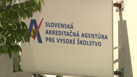 Na snímke Slovenská akreditačná agentúra pre vysoké školstvo.