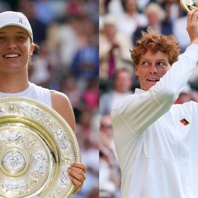 Na víťazov Wimbledonu Swiatekovú a Sinnera sa spustila vlna kritiky: Kritici hovoria o zlej reklame a hanbe