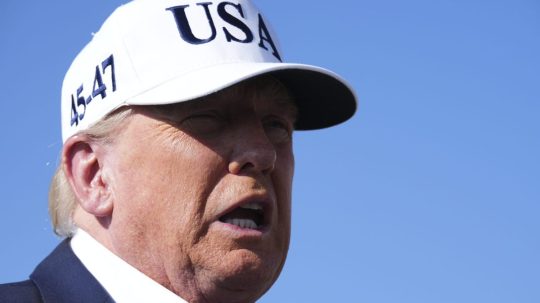Na snímke Donald Trump.