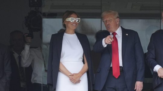 Melánia a Donald Trumpovci