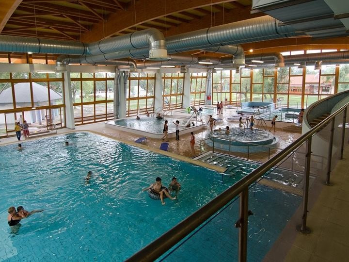 Termálne kúpele v maďarskom meste Túrkeve.