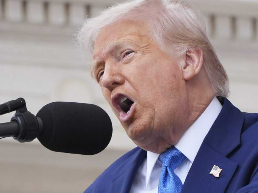 Na snímke je prezident USA Donald Trump.